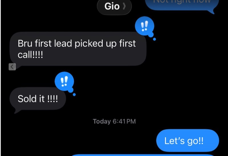 Real G.O.A.T. Leads agent win — leaderboard post, SMS, or policy issued