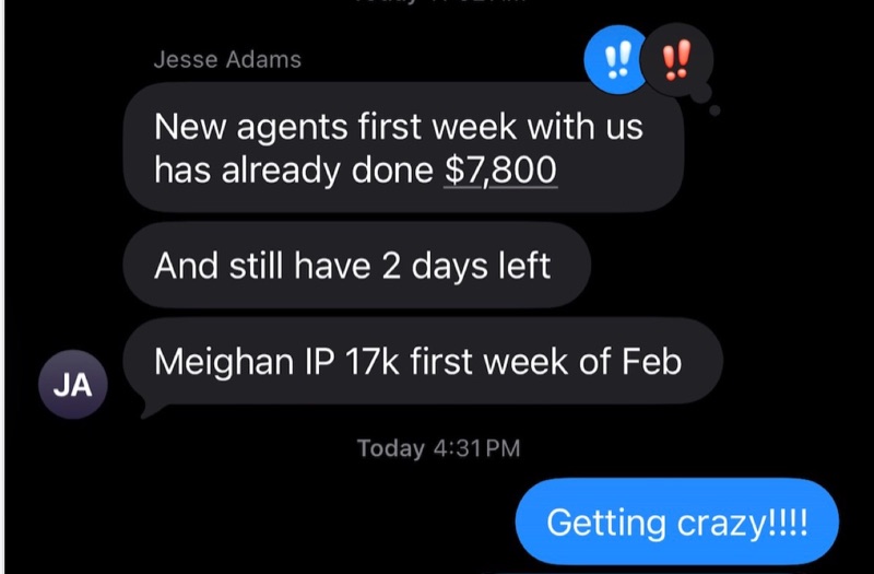 Real G.O.A.T. Leads agent win — leaderboard post, SMS, or policy issued