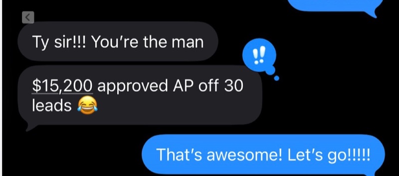 Real G.O.A.T. Leads agent win — leaderboard post, SMS, or policy issued